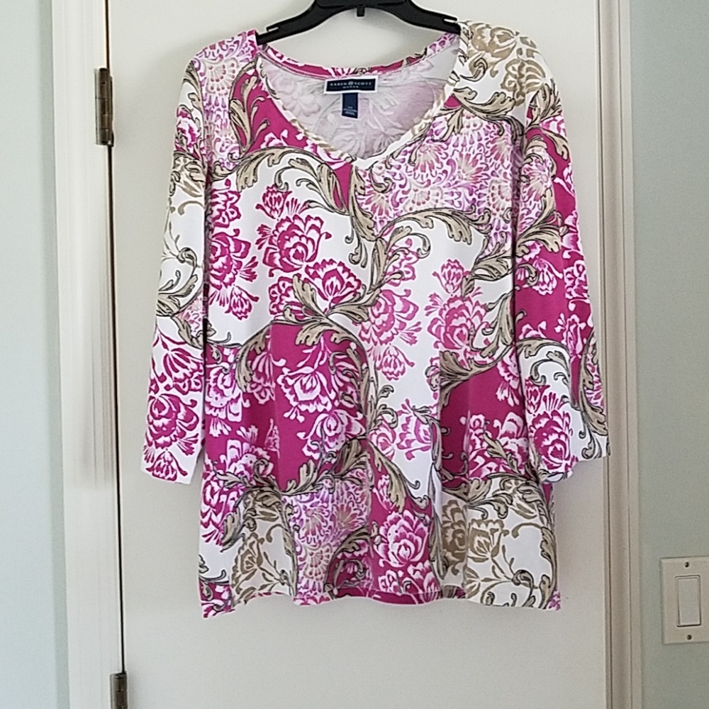 Pretty Karen Scott Top 3X
